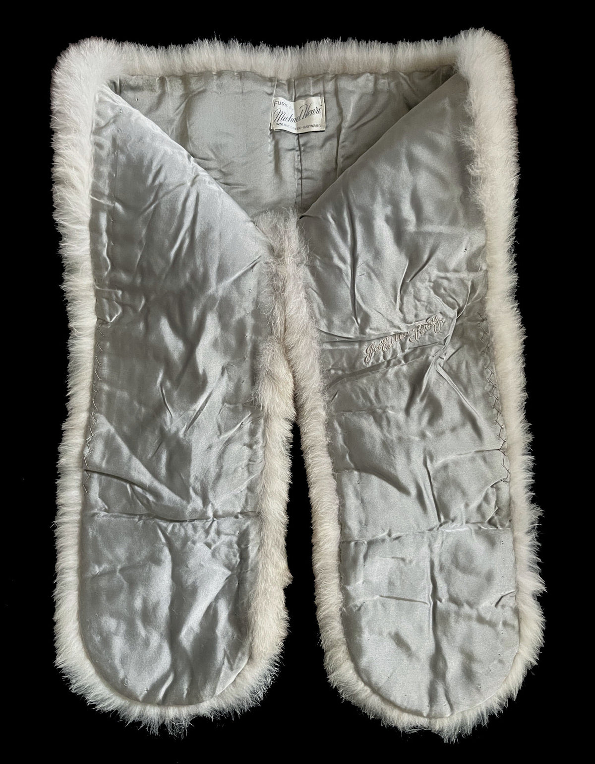 Norwegian Fox Fur Long Stole Fling