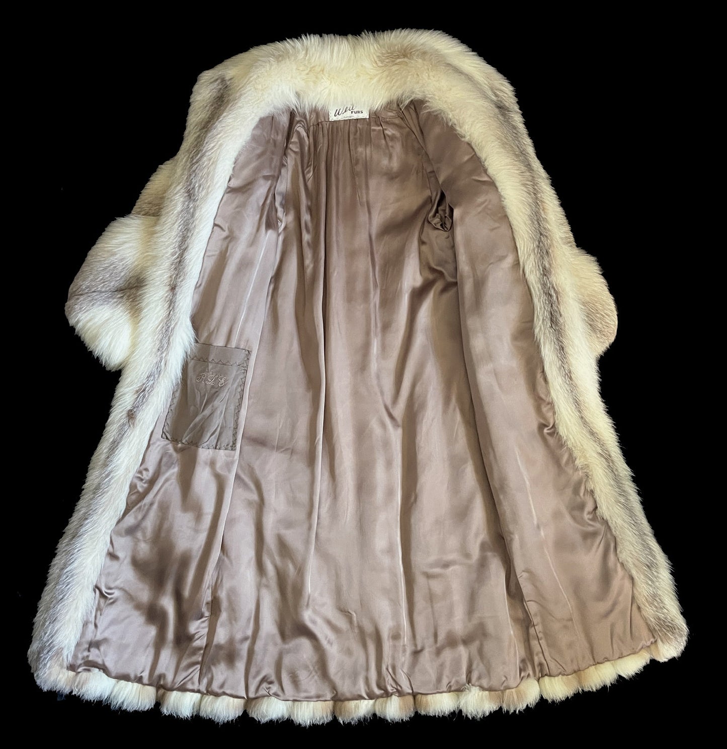 Shadow Golden Island Full-Length Fox Fur Coat