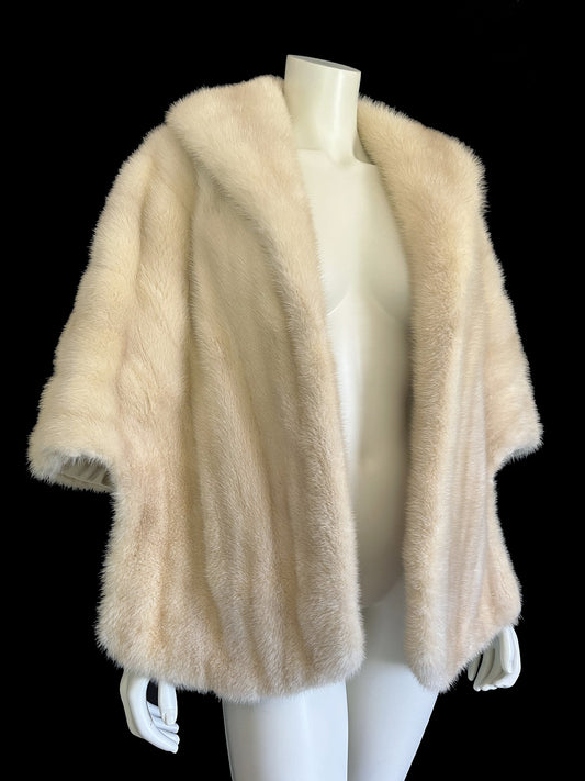 Blonde Mink Fur Stole