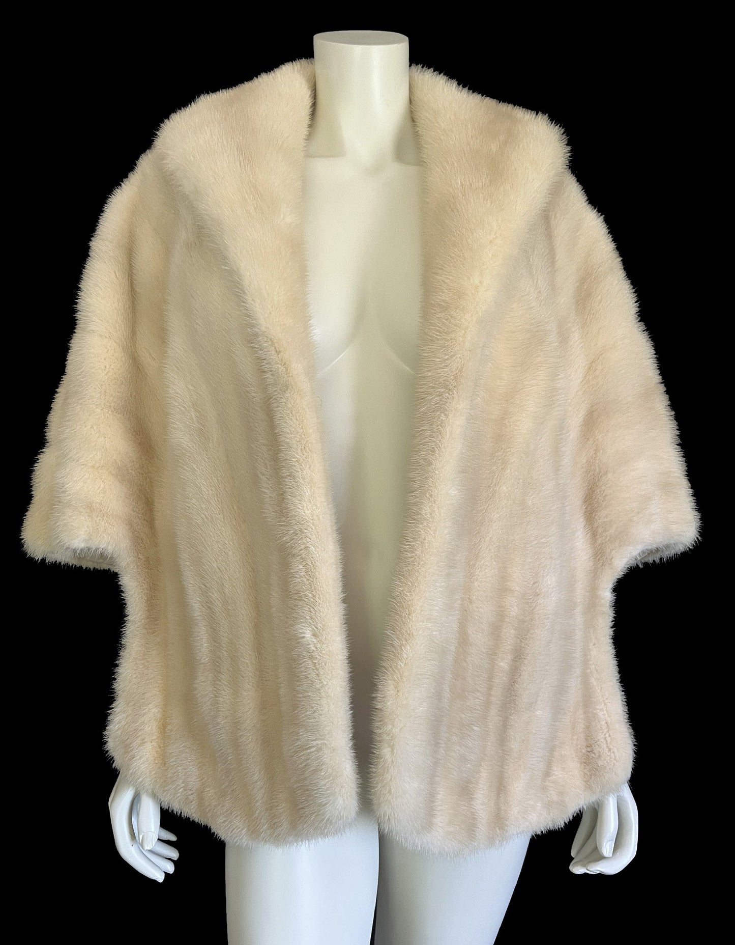 Blonde Mink Fur Stole