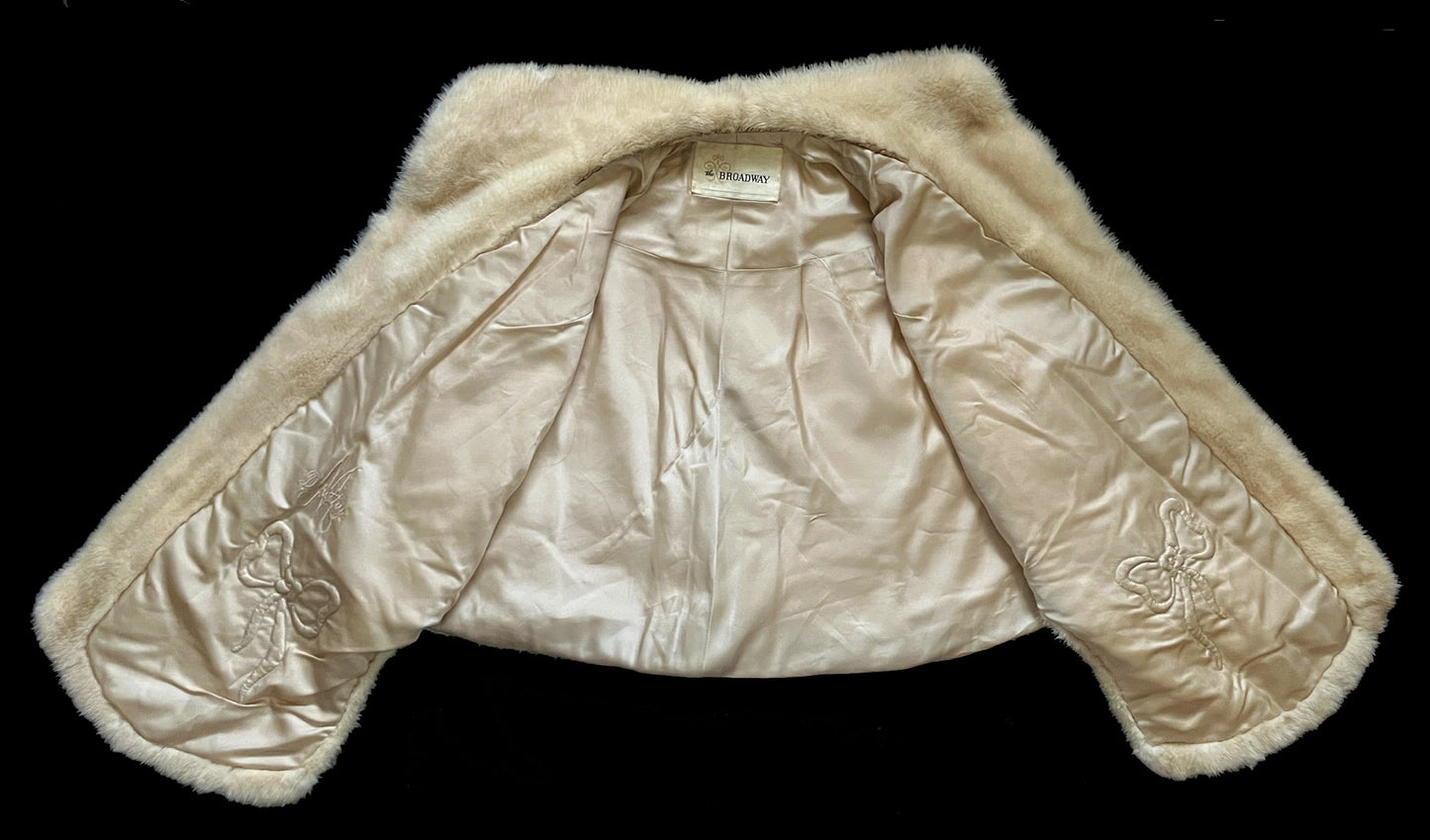 Blonde Mink Fur Stole