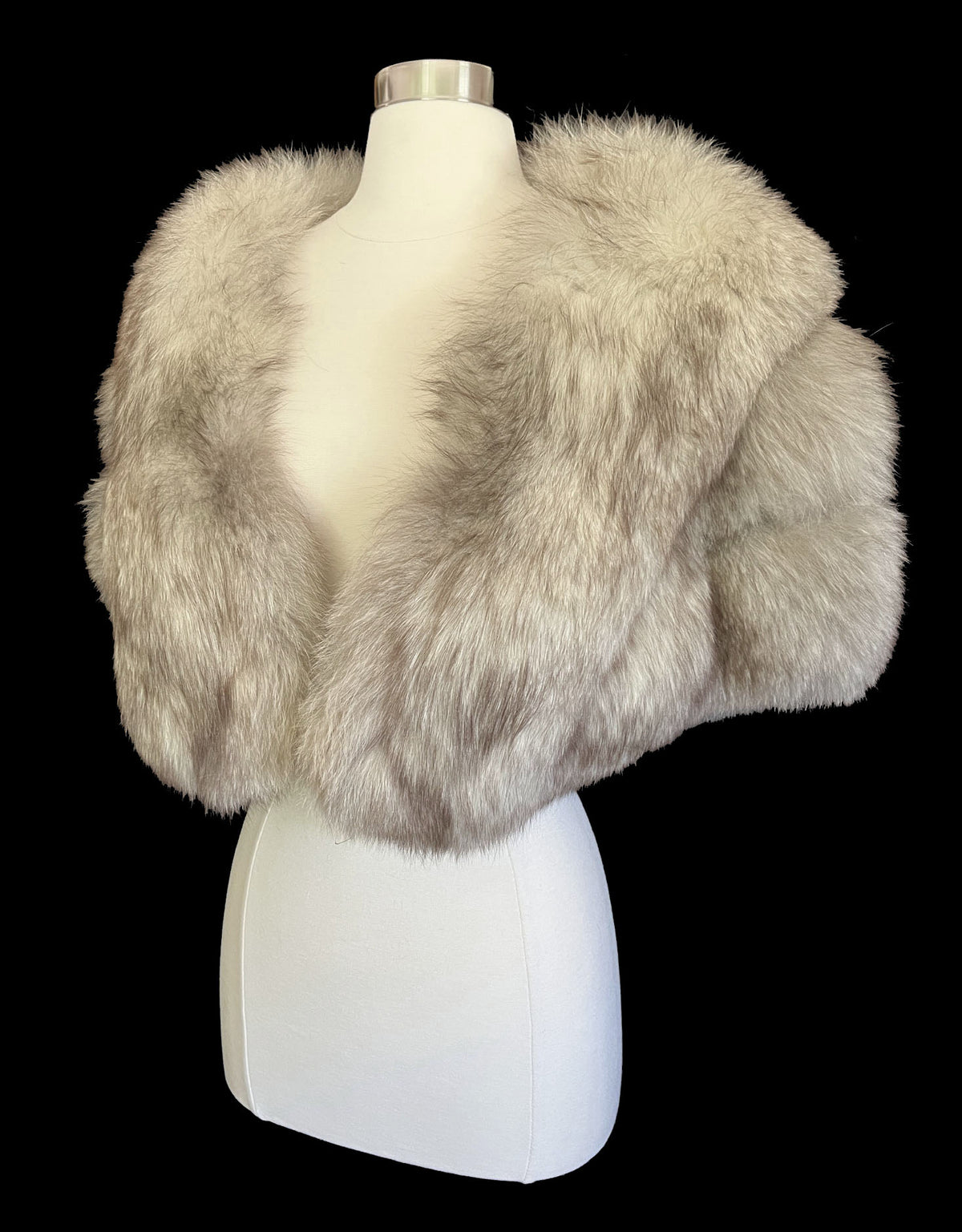 Norwegian Fox Fur Stole Cape