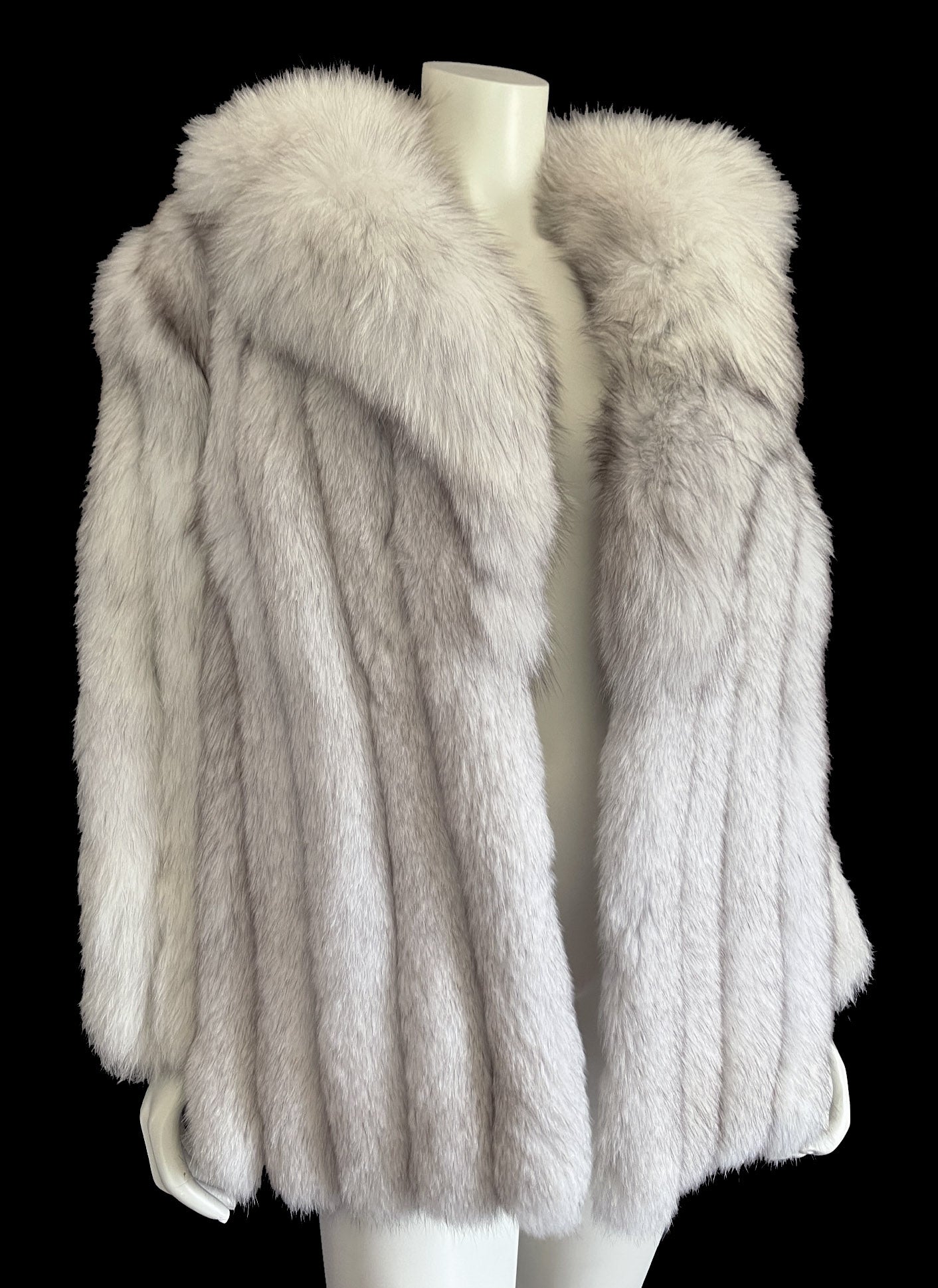 Beautiful Norwegian Fox Fur Coat Jacket