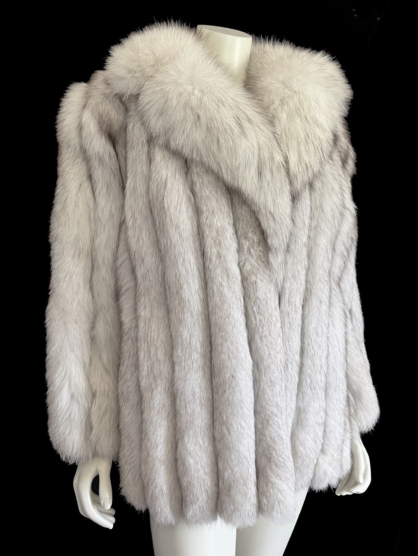 Beautiful Norwegian Fox Fur Coat Jacket