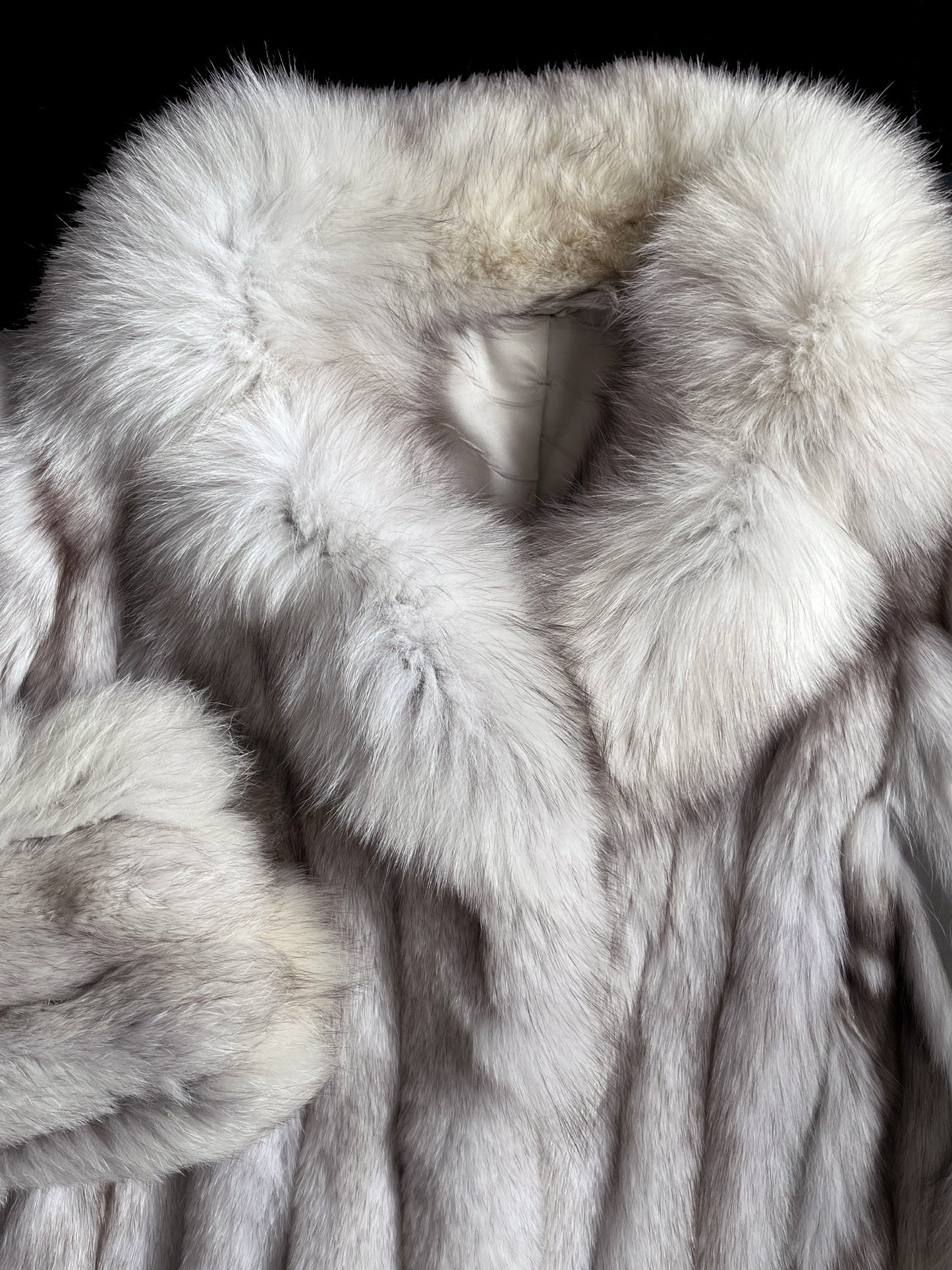 Beautiful Norwegian Fox Fur Coat Jacket