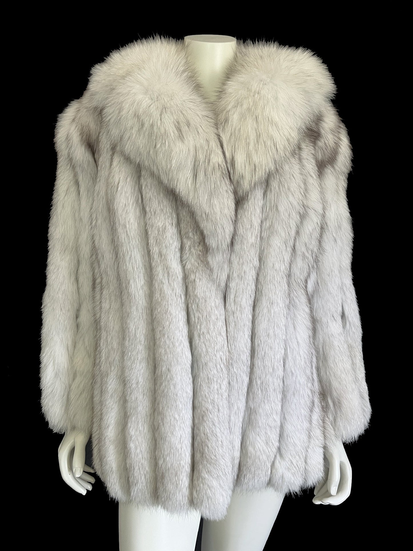 Beautiful Norwegian Fox Fur Coat Jacket