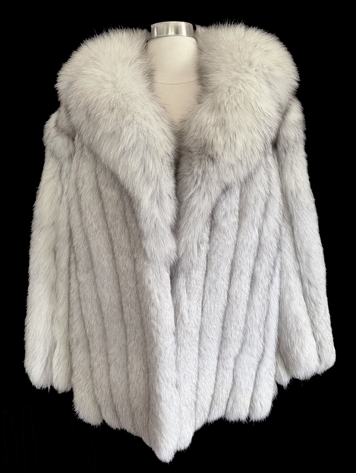 Beautiful Norwegian Fox Fur Coat Jacket
