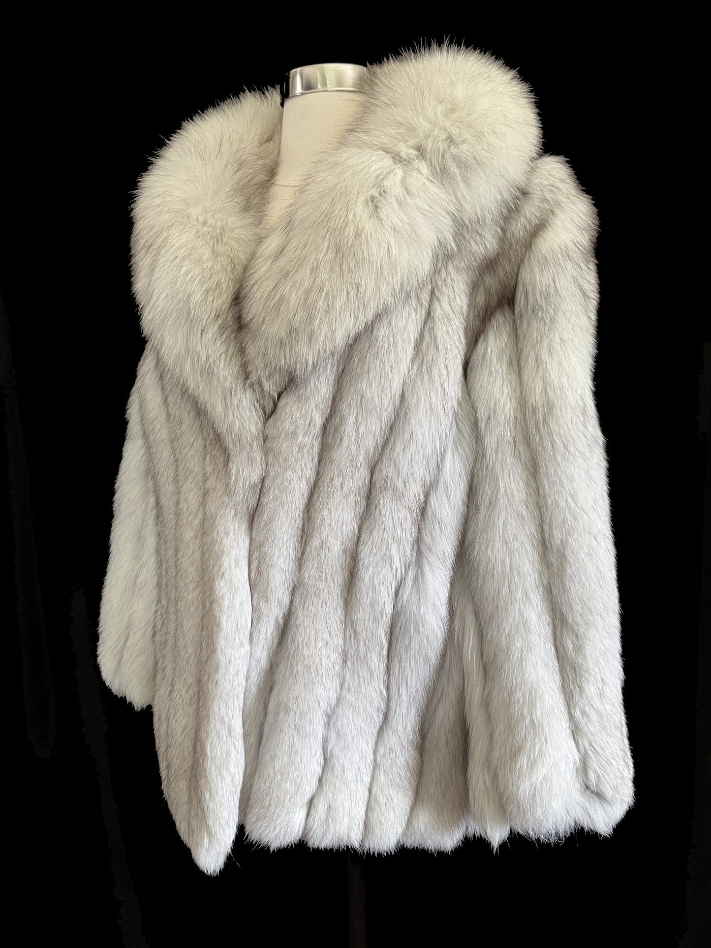 Beautiful Norwegian Fox Fur Coat Jacket