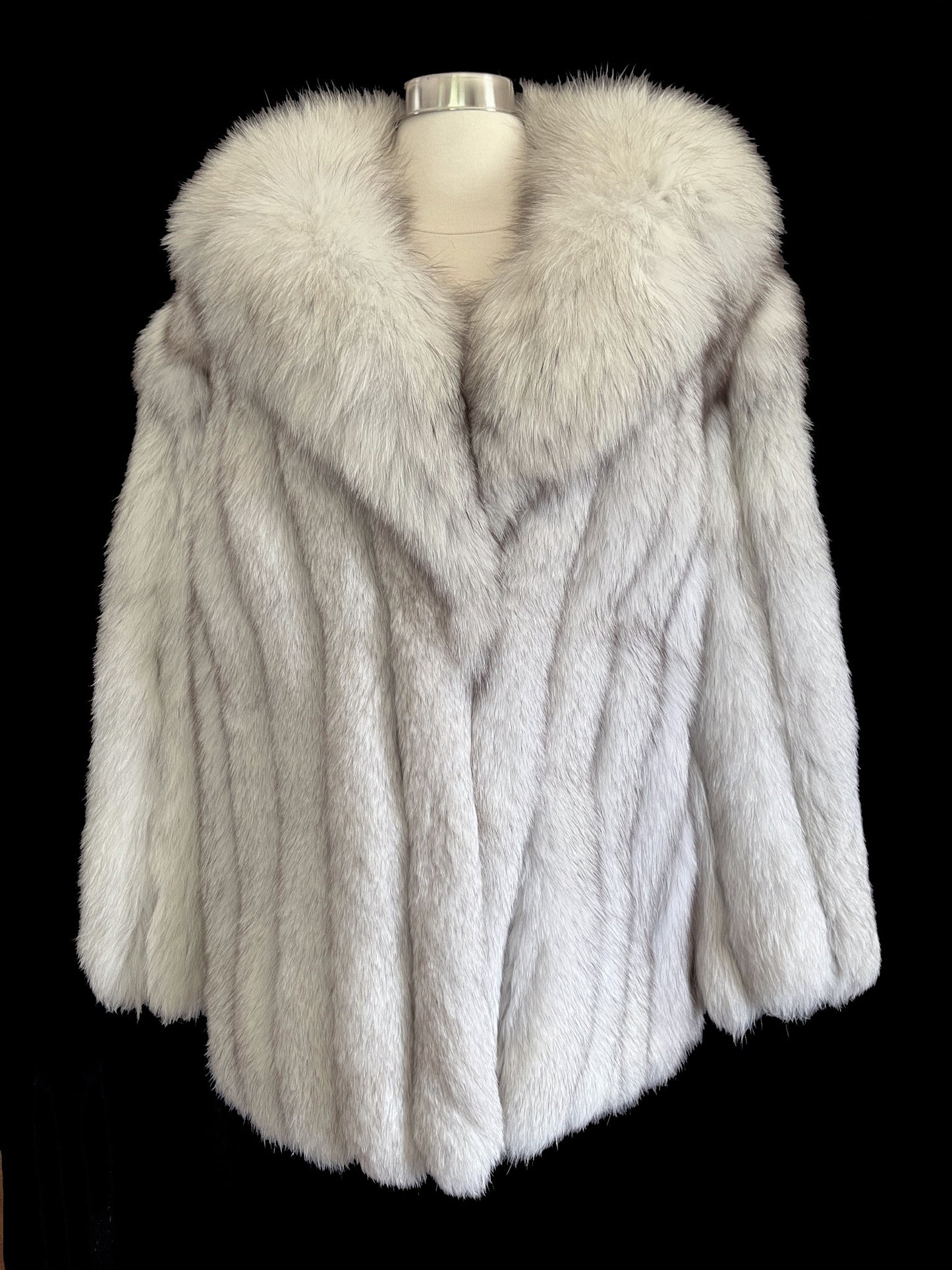 Beautiful Norwegian Fox Fur Coat Jacket