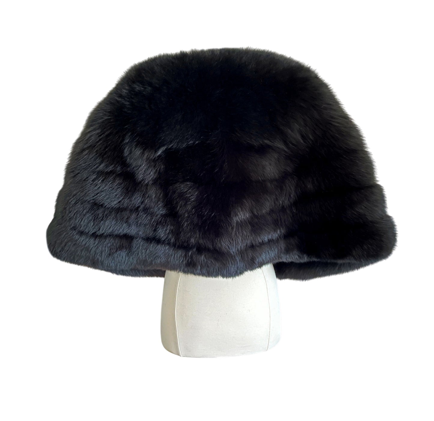 Black Fox Fur Cape