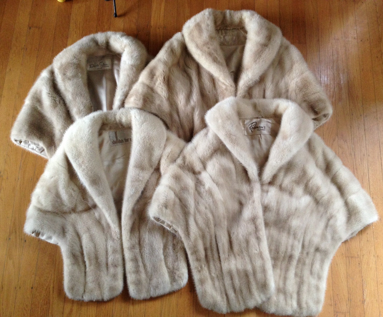 Wedding fur stoles, Gift for bridesmaid & bride, Bridal cape, Real vintage fur coat, Mink or fox fur shawl bolero jacket, Custom order