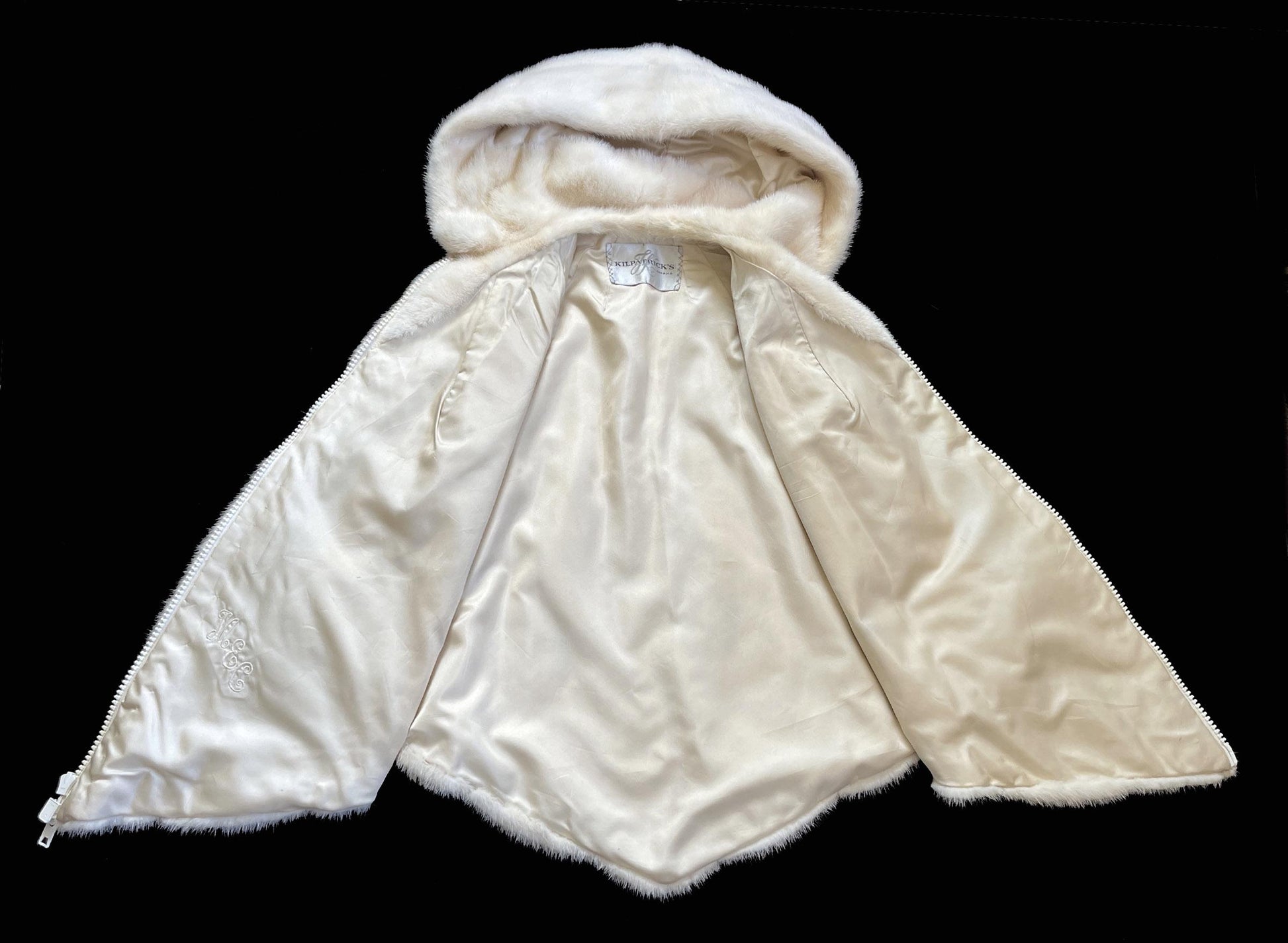 Ivory MINK Fur Hooded Cape, Winter Wedding Bridal Cloak, Cream White Blonde 1970s Jacket Coat Poncho Stole Shawl, Real Vintage Gift for Her