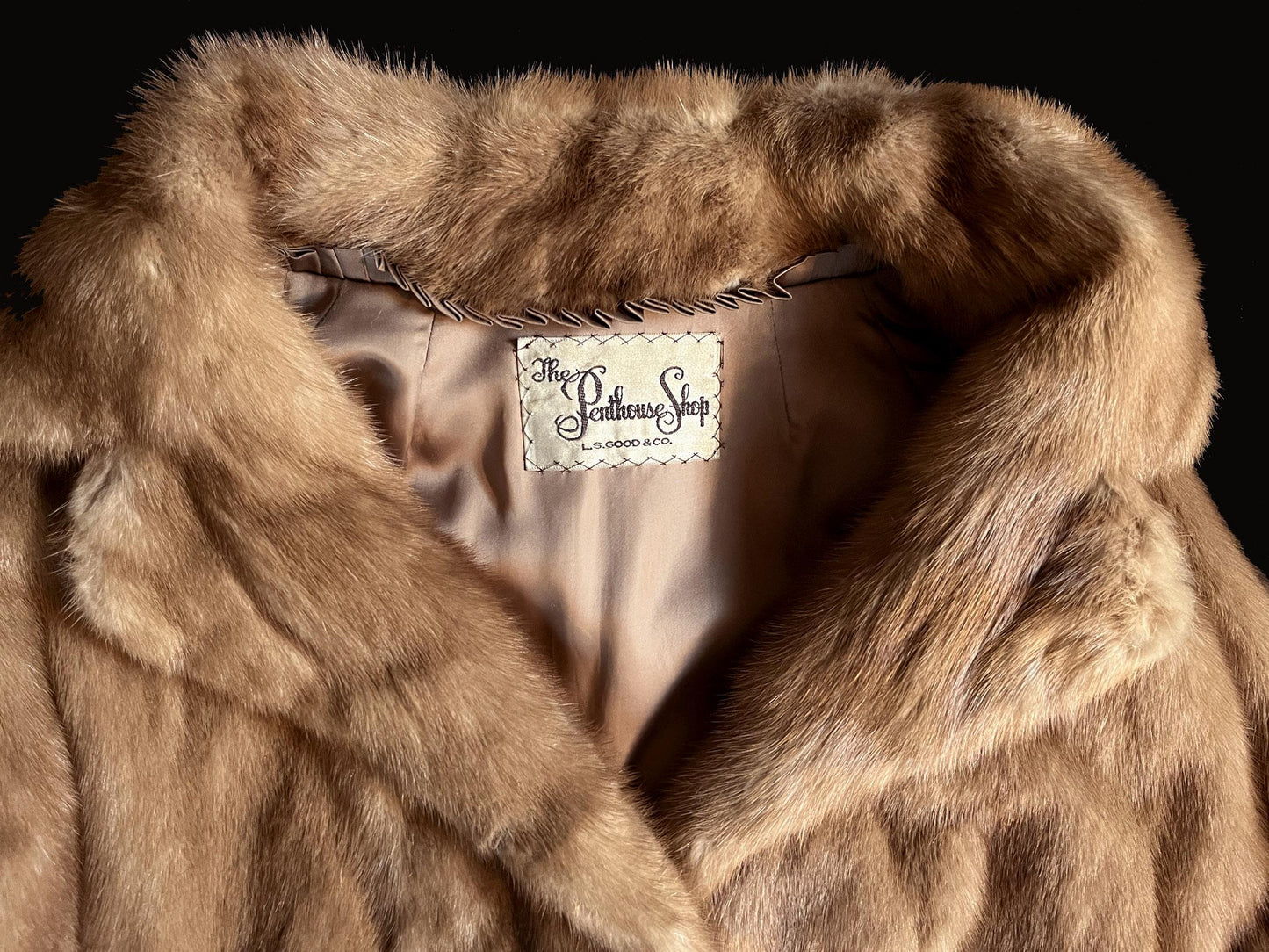 Brown MINK Fur Cape, Winter Wedding Shawl, Vintage Bridal Jacket Coat, Autumn Haze Stole, Rustic Bridesmaid Jacket, Mother of the Bride Gift