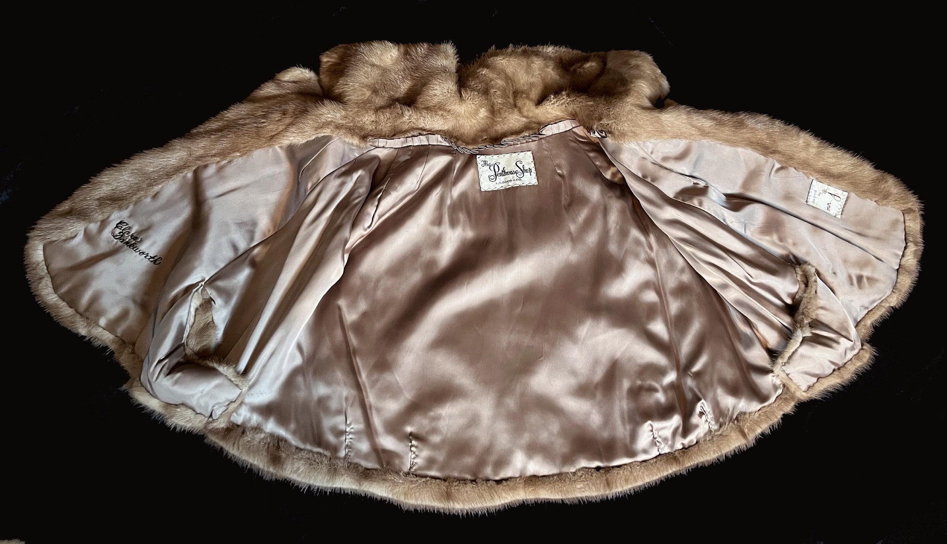 Brown MINK Fur Cape, Winter Wedding Shawl, Vintage Bridal Jacket Coat, Autumn Haze Stole, Rustic Bridesmaid Jacket, Mother of the Bride Gift