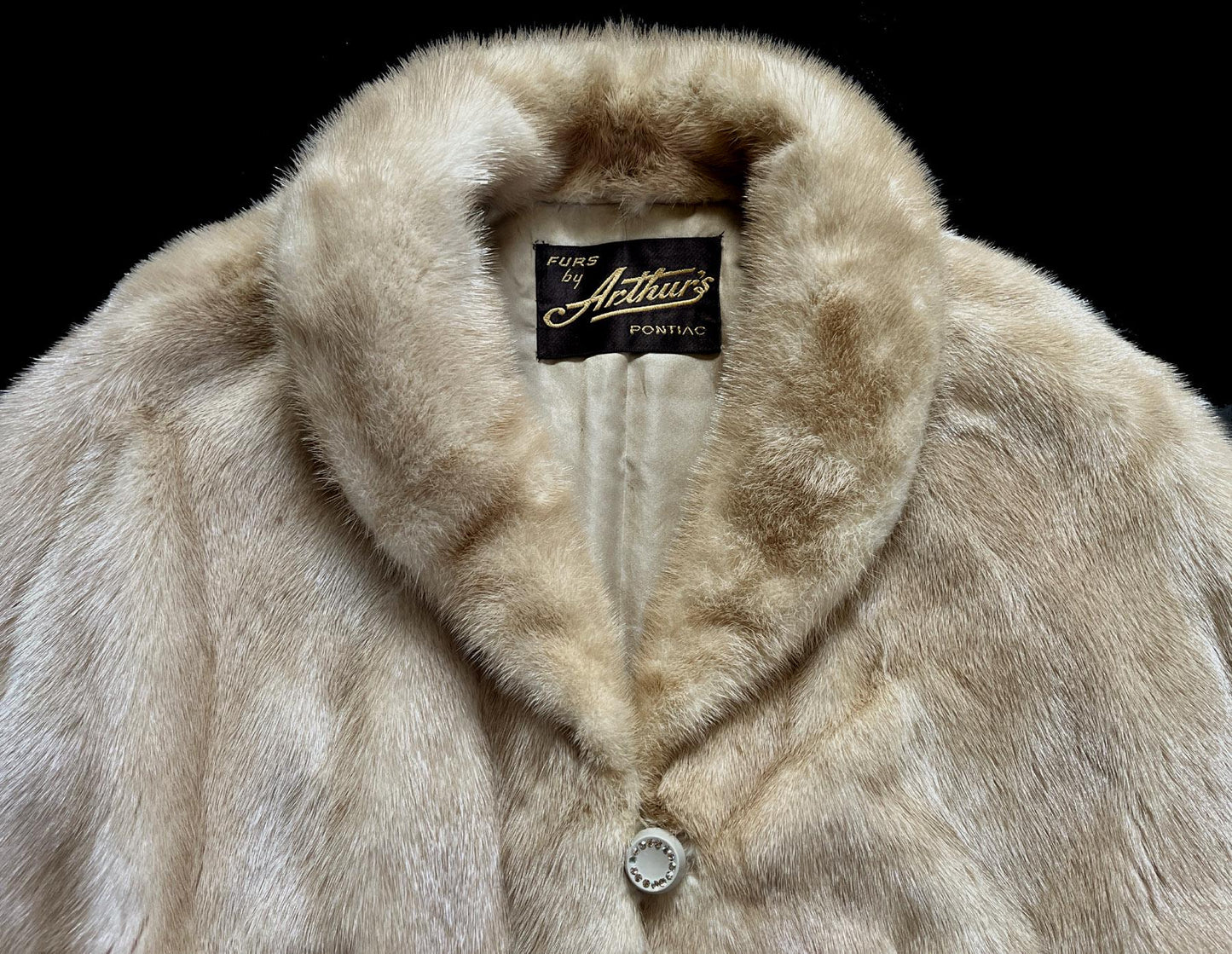 Beige MINK Fur Cape, Blonde Real Vintage Shawl, Retro Bridal Jacket, Winter Wedding Stole, Bridesmaid Coat, Mother of the Bride