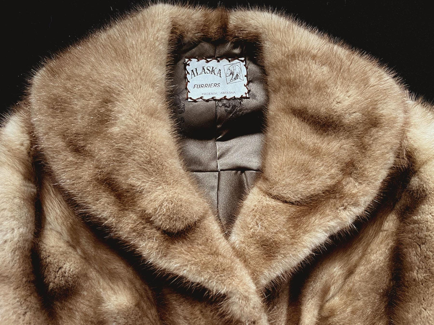 Brown MINK Fur Shawl, Real Vintage Bridal Cape, Autumn Haze Winter Wedding Bolero Jacket, Pastel Bridesmaid Gift, Great Gatsby Party