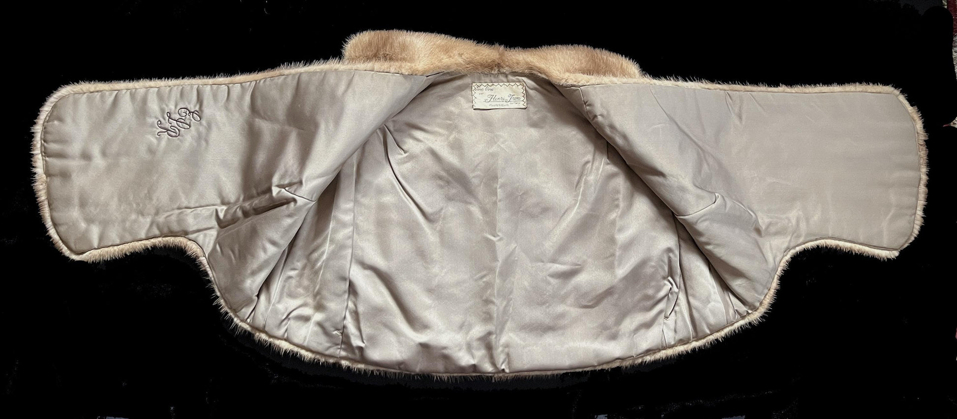 Brown MINK Fur Stole, Winter Wedding Shawl, Autumn Haze Real Vintage Cape, Rustic Bridal Capelet, Bridesmaid Bolero Jacket Coat Gift