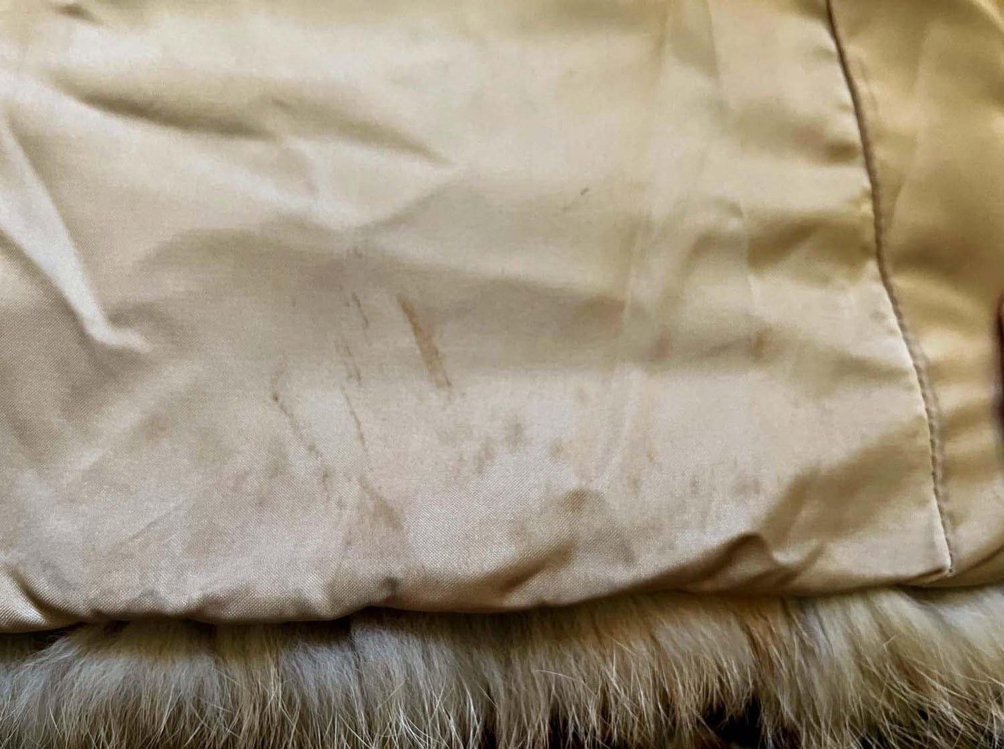 SAGA RED FOX Fur Coat, Brown Vintage Full Length Jacket, Rustic Winter Wedding Bolero Bridal Stole, Mob Wife Style, Apres Ski Gift, Large