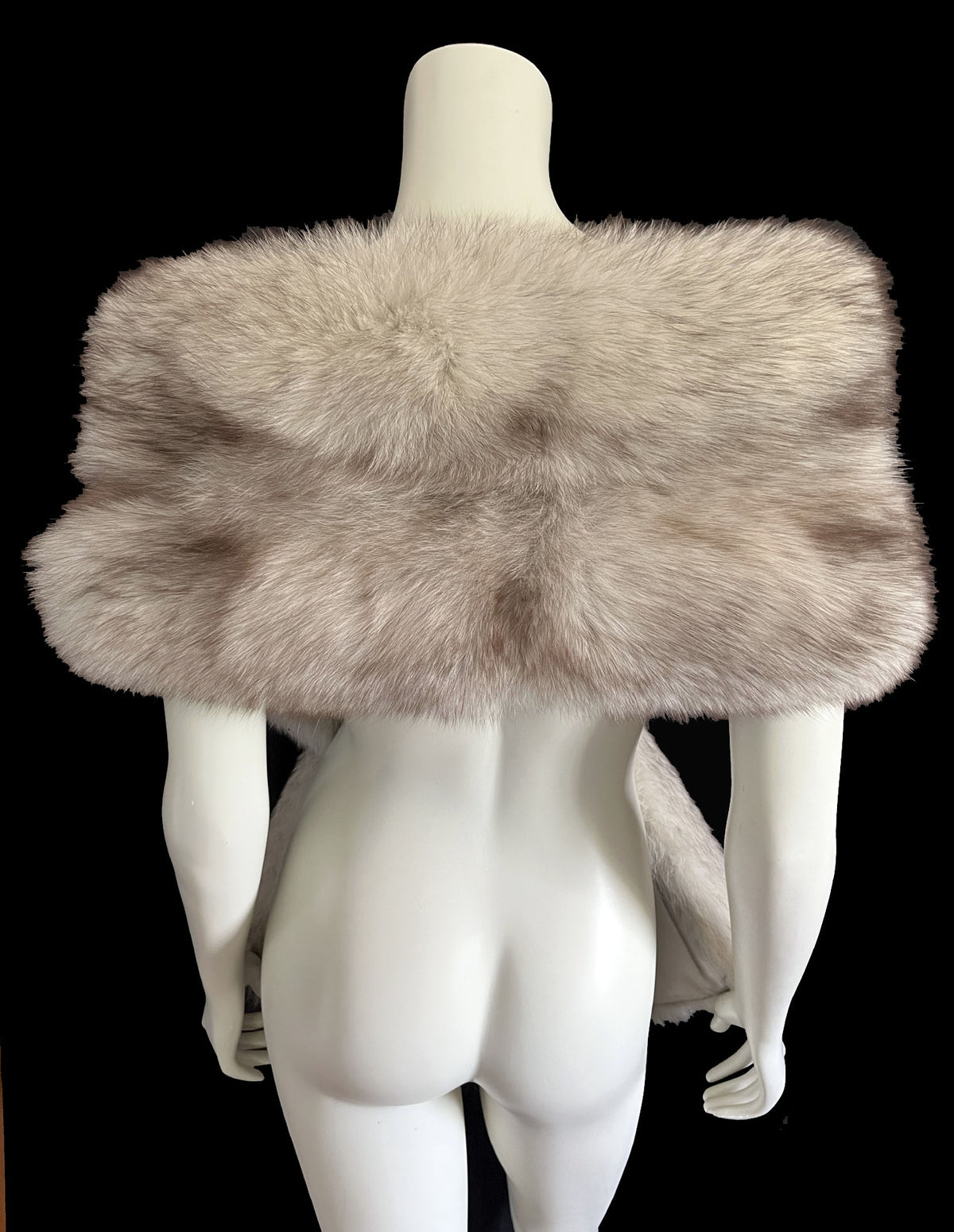 Long Norwegian Fox Fur Stole Fling