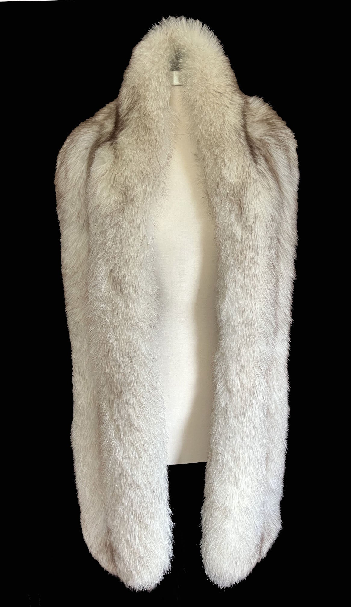 Long Norwegian Fox Fur Stole Fling
