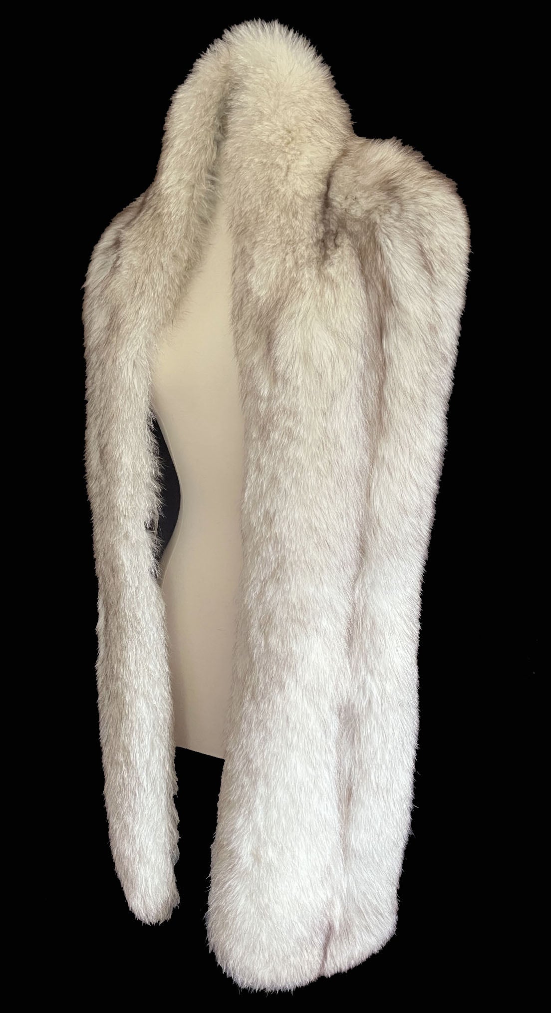 Long Norwegian Fox Fur Stole Fling