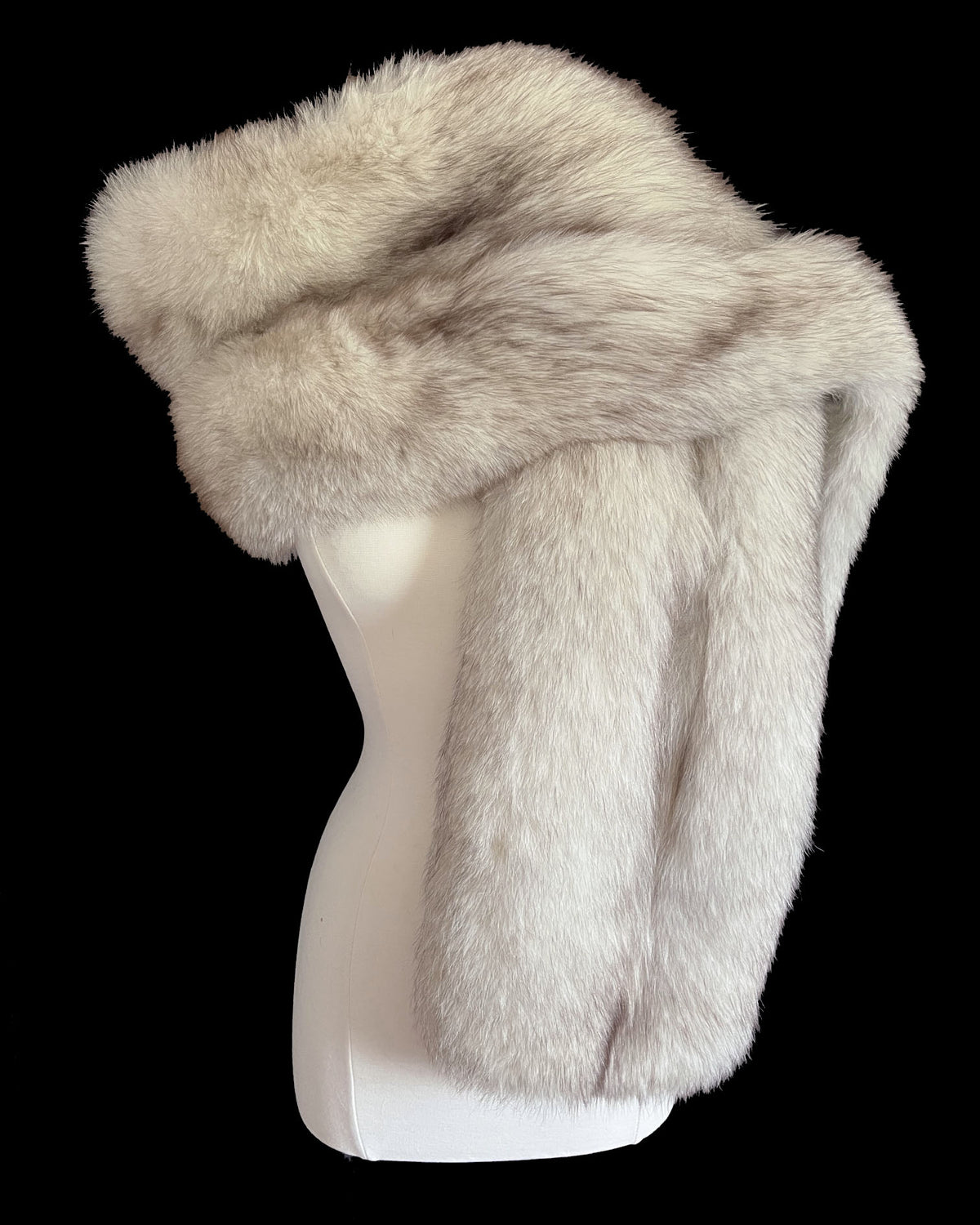 Long Norwegian Fox Fur Stole Fling