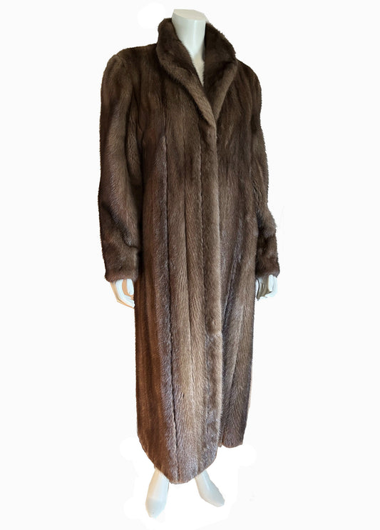 Lunaraine Ranch Mink Brown Fur Coat