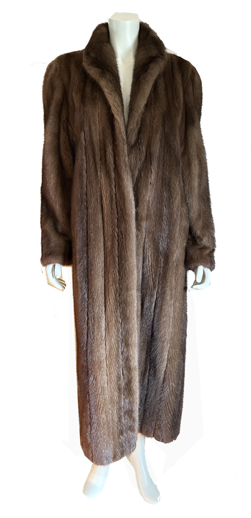 Lunaraine Ranch Mink Brown Fur Coat