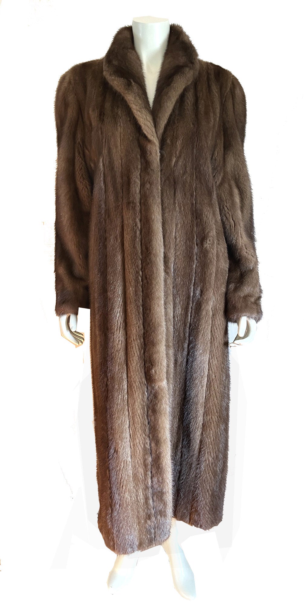 Lunaraine Ranch Mink Brown Fur Coat