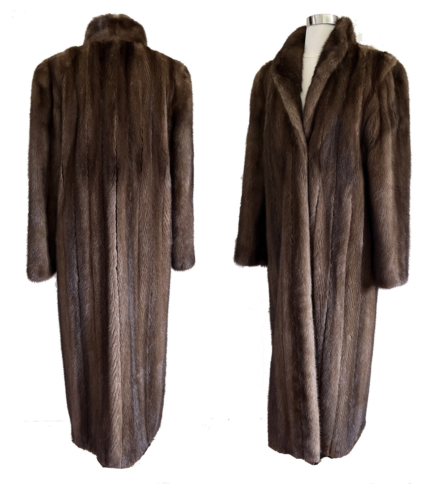 Lunaraine Ranch Mink Brown Fur Coat
