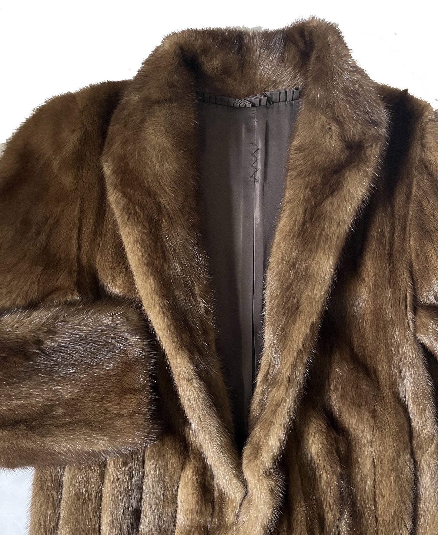 Lunaraine Ranch Mink Brown Fur Coat