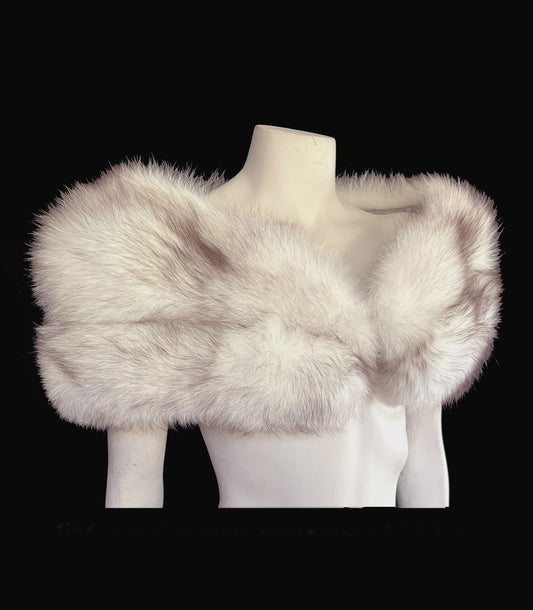 Norwegian Fox Fur Stole, New old stock