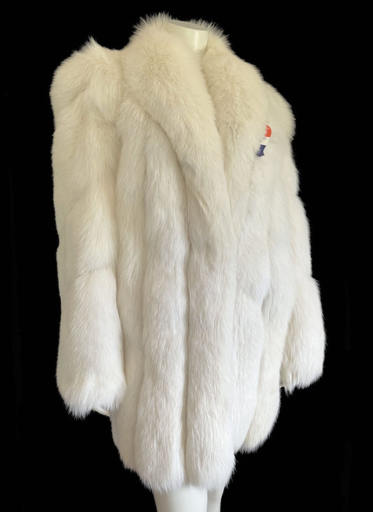 SAGA Arctic Fox Fur Coat