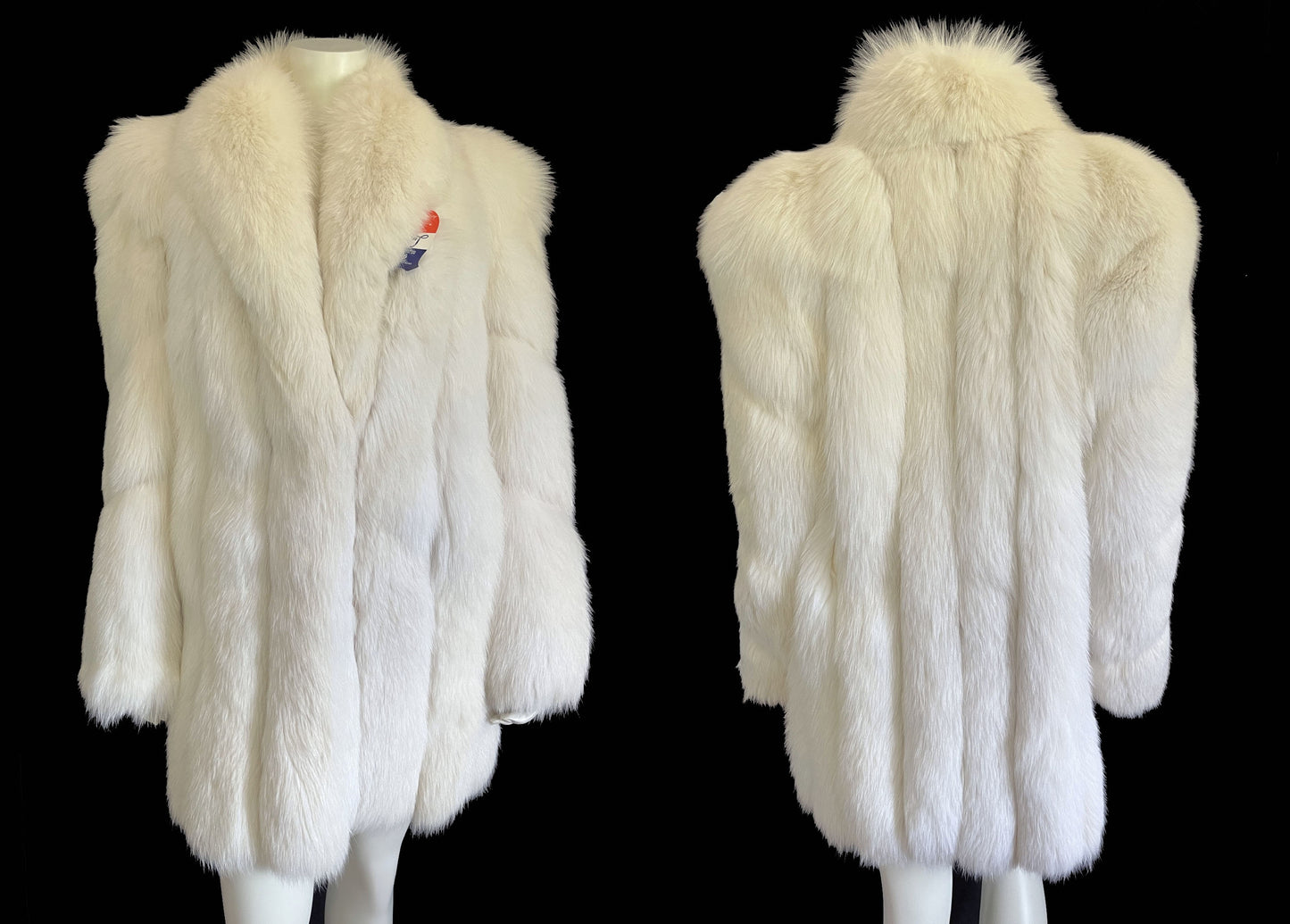 SAGA Arctic Fox Fur Coat