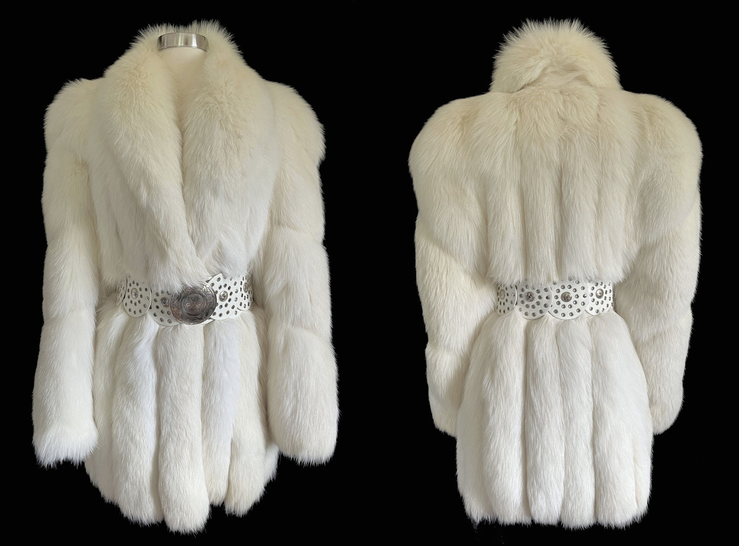SAGA Arctic Fox Fur Coat