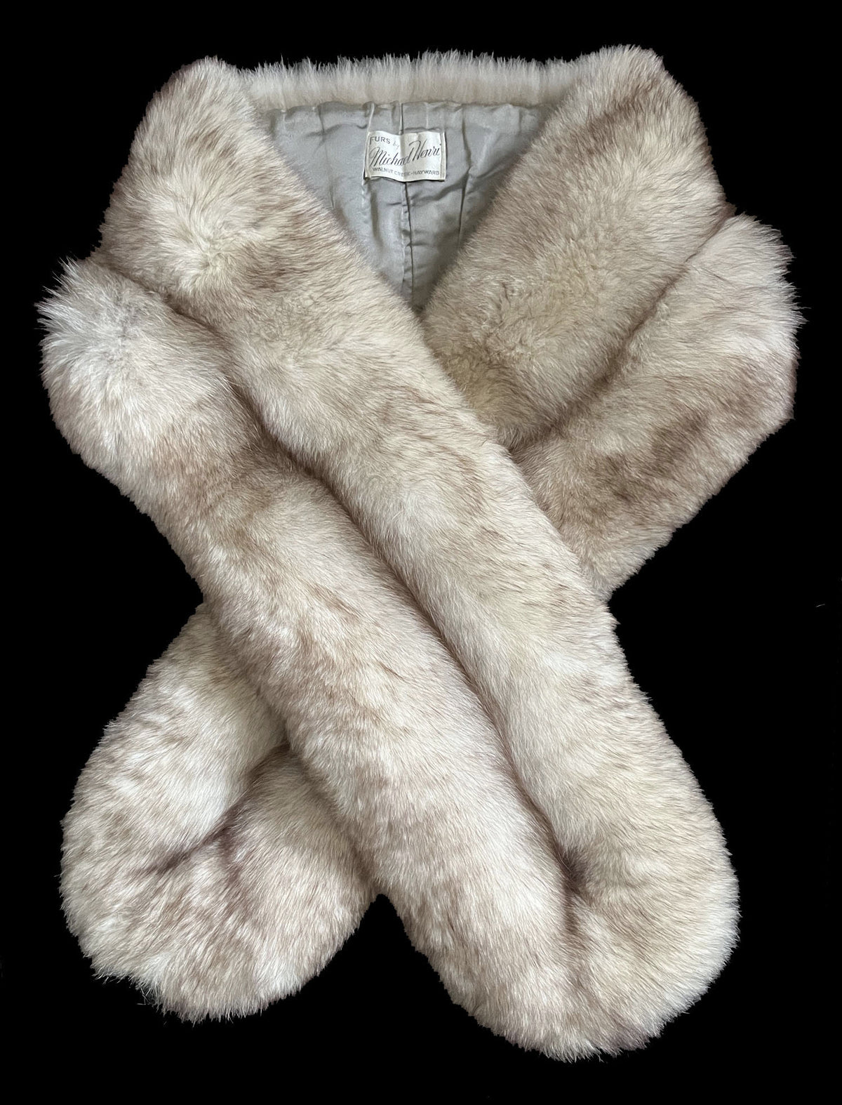 Norwegian Fox Fur Long Stole Fling