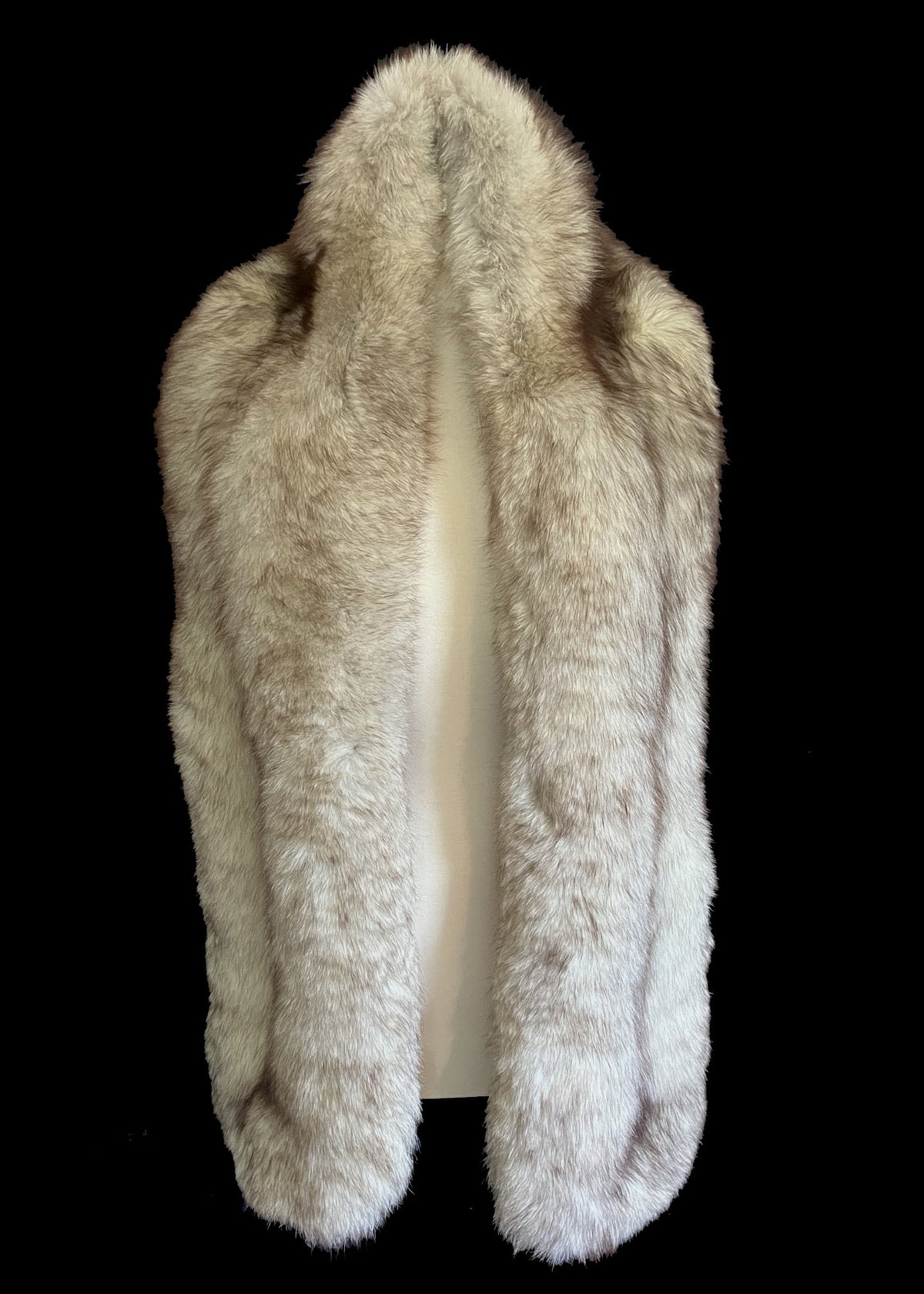 Norwegian Fox Fur Long Stole Fling