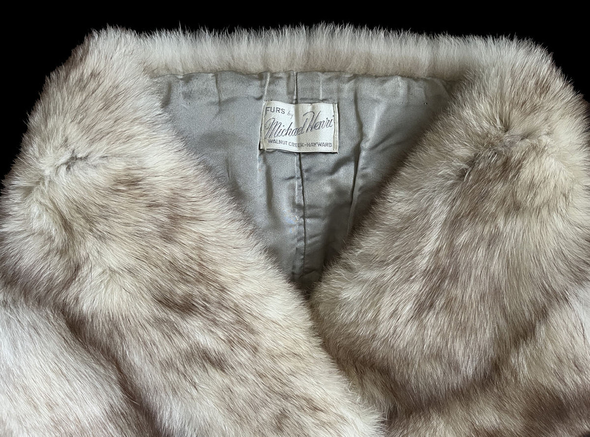Norwegian Fox Fur Long Stole Fling