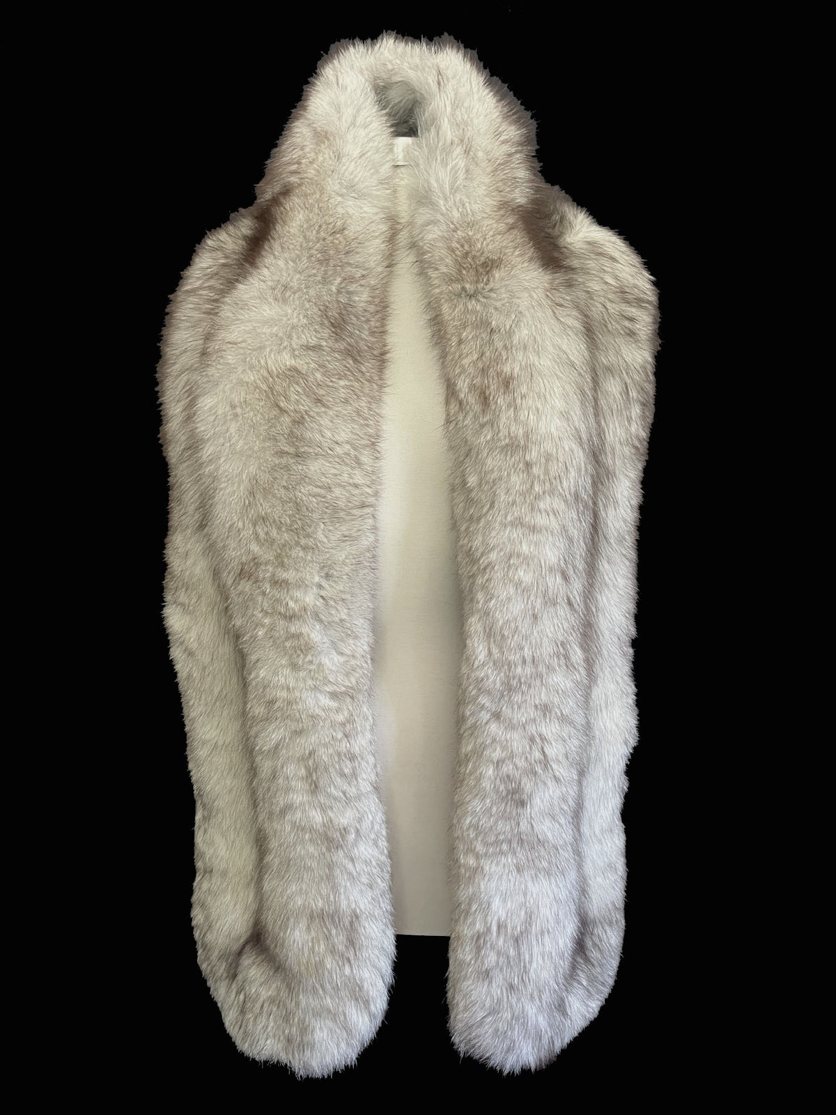 Norwegian Fox Fur Long Stole Fling