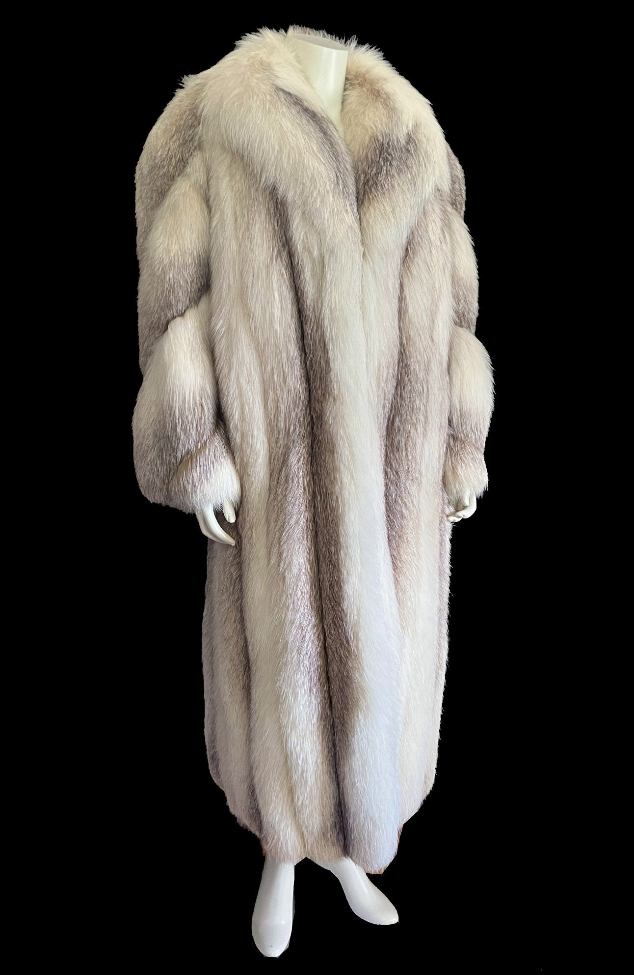 Shadow Golden Island Full-Length Fox Fur Coat