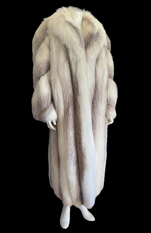 Shadow Golden Island Full-Length Fox Fur Coat