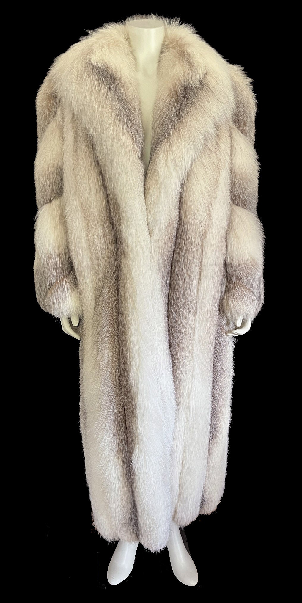 Shadow Golden Island Full-Length Fox Fur Coat