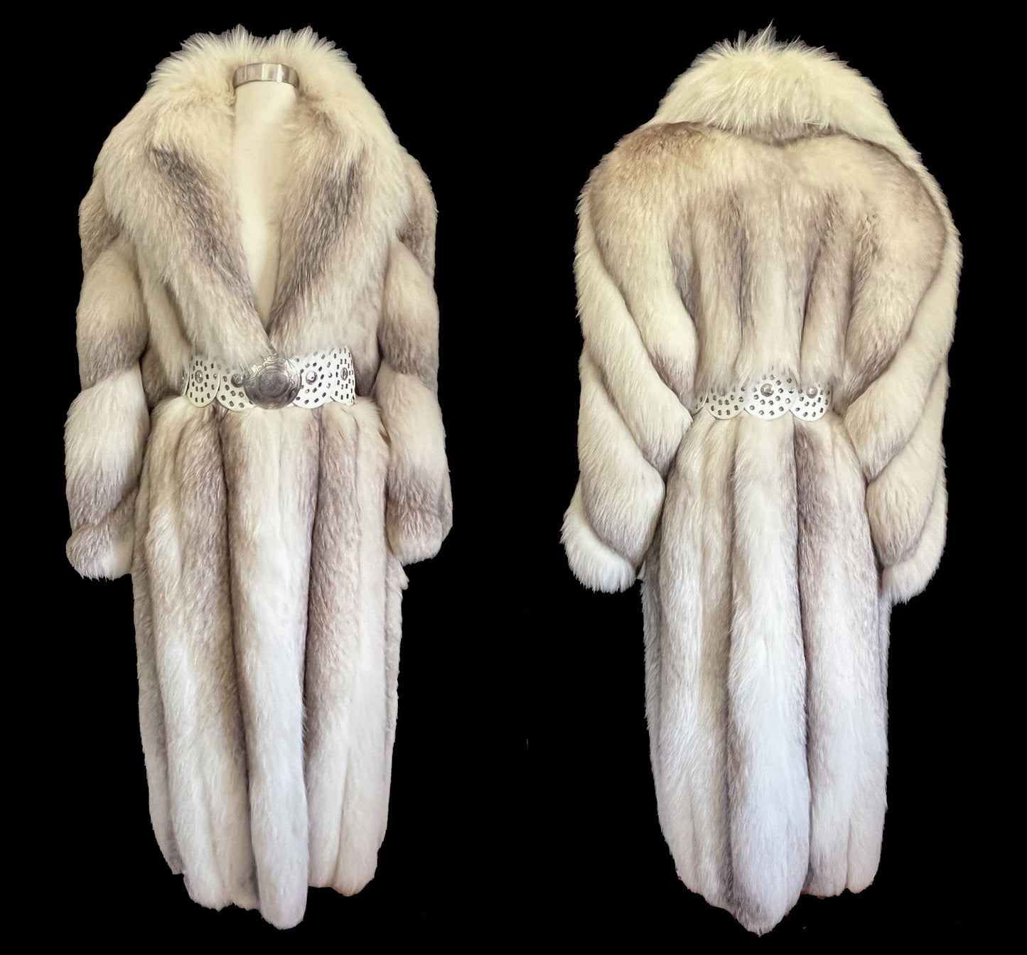 Shadow Golden Island Full-Length Fox Fur Coat