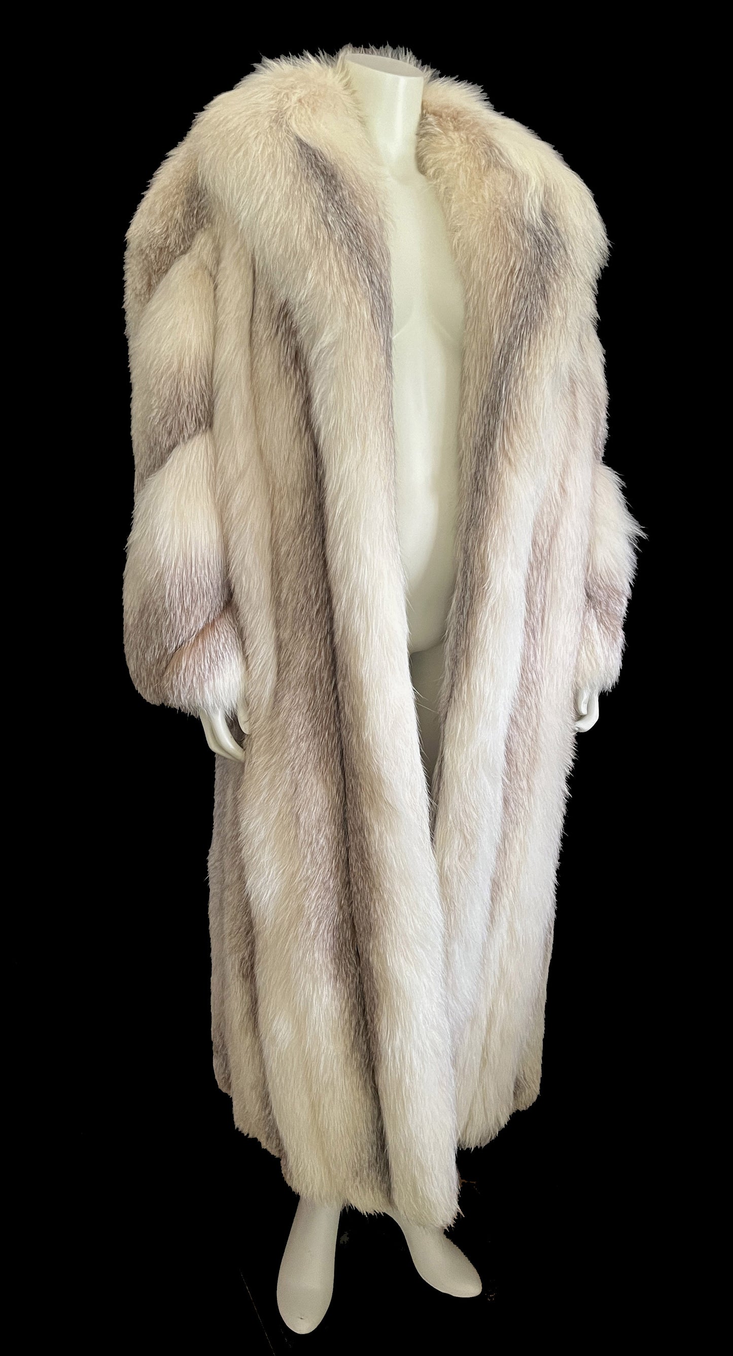 Shadow Golden Island Full-Length Fox Fur Coat