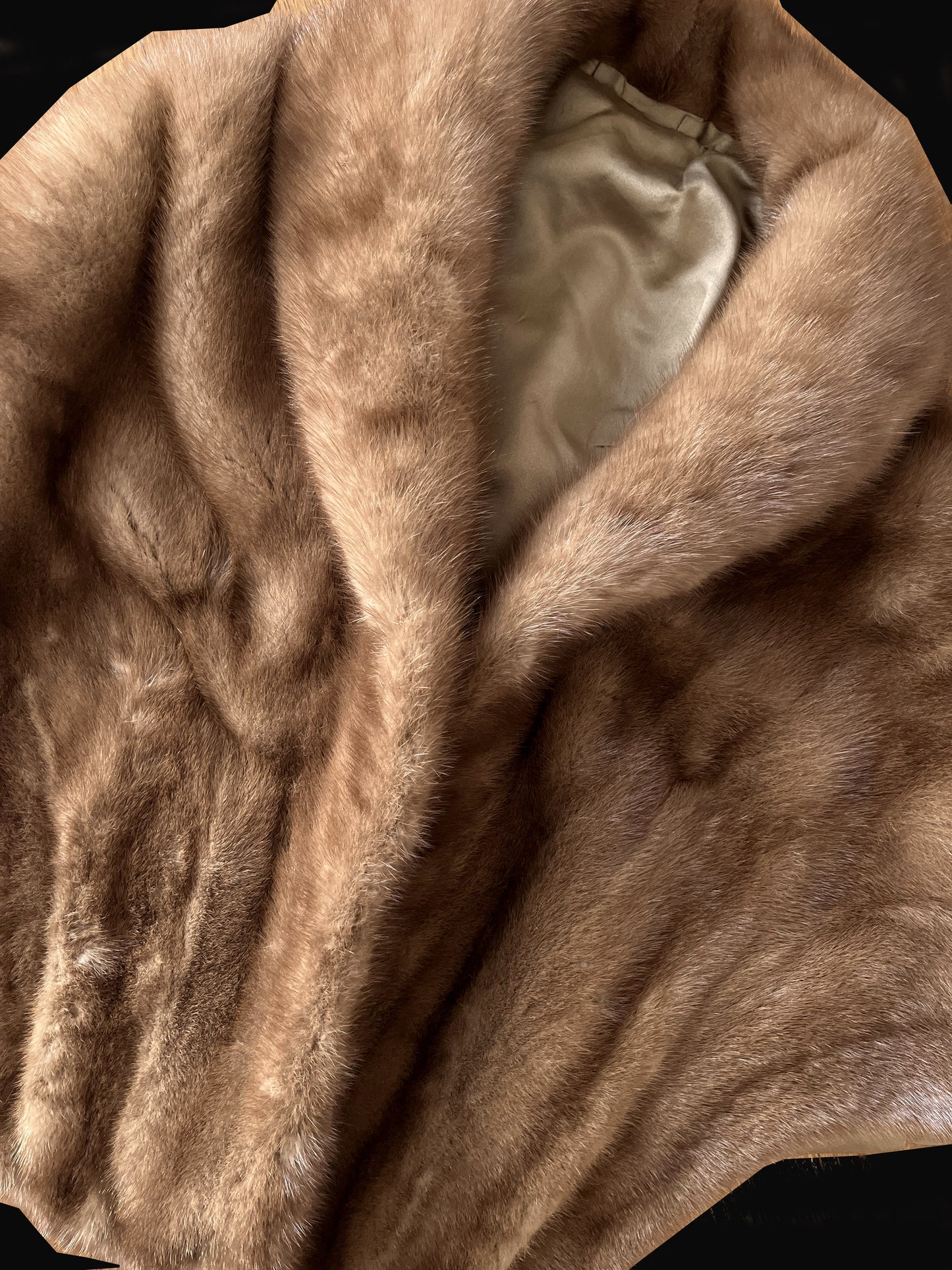 Reserved for H., Brown Mink Stole